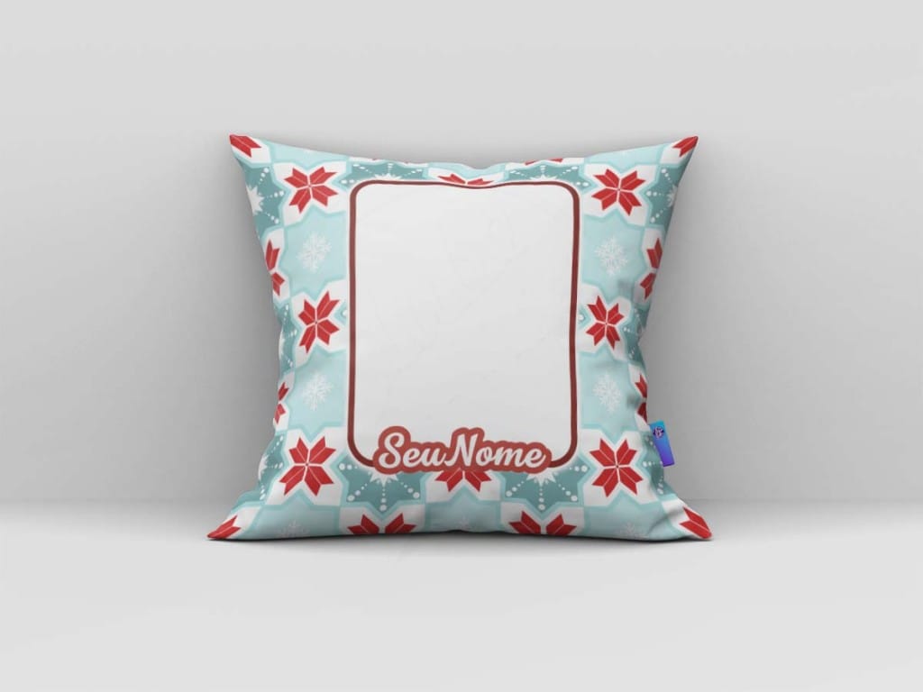 ARTE PARA ALMOFADA COM FOTO - FELIZ NATAL - ESTAMPA NATALINA-770