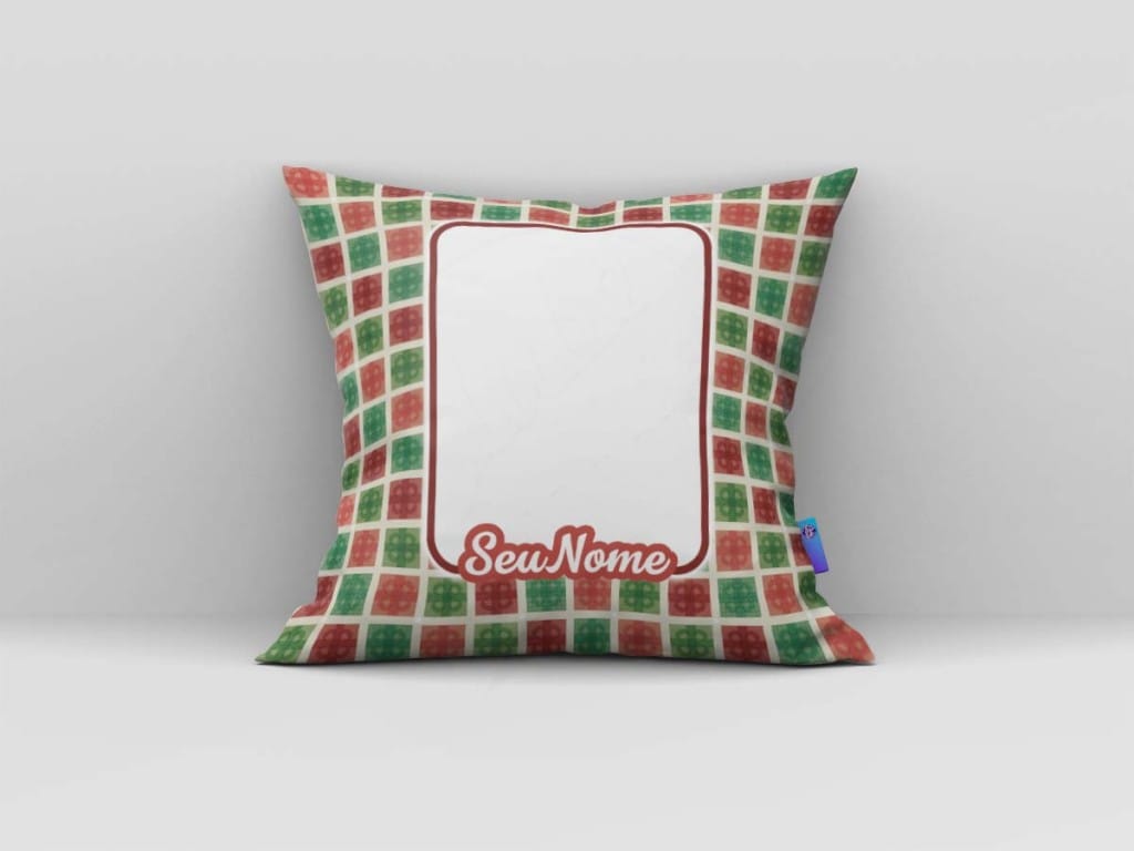 ARTE PARA ALMOFADA COM FOTO - FELIZ NATAL - QUADRICULADO-768