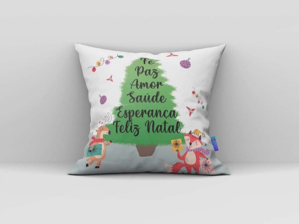 ARTE PARA ALMOFADA - ÁRVORE DE DESEJOS - FELIZ NATAL-883