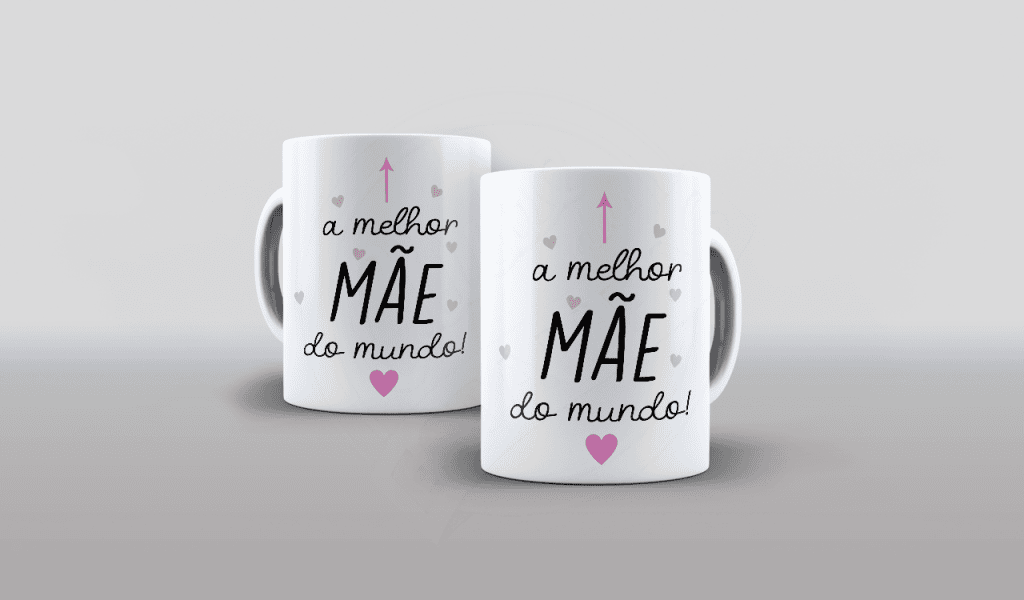 ARTE PARA CANECA - FAMÍLIA - A MELHOR MÃE DO MUNDO-922