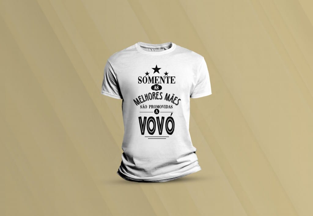 ARTE PARA CAMISETA - FAMÍLIA - SOMENTE AS MELHORES MÃES SE TORNAM VOVÓ-31