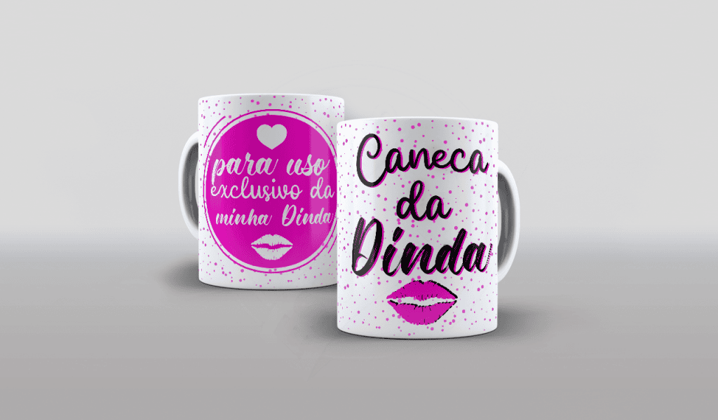 ARTE CANECA -CANECA DA DINDA - ESTAMPA PARA CANECA-44