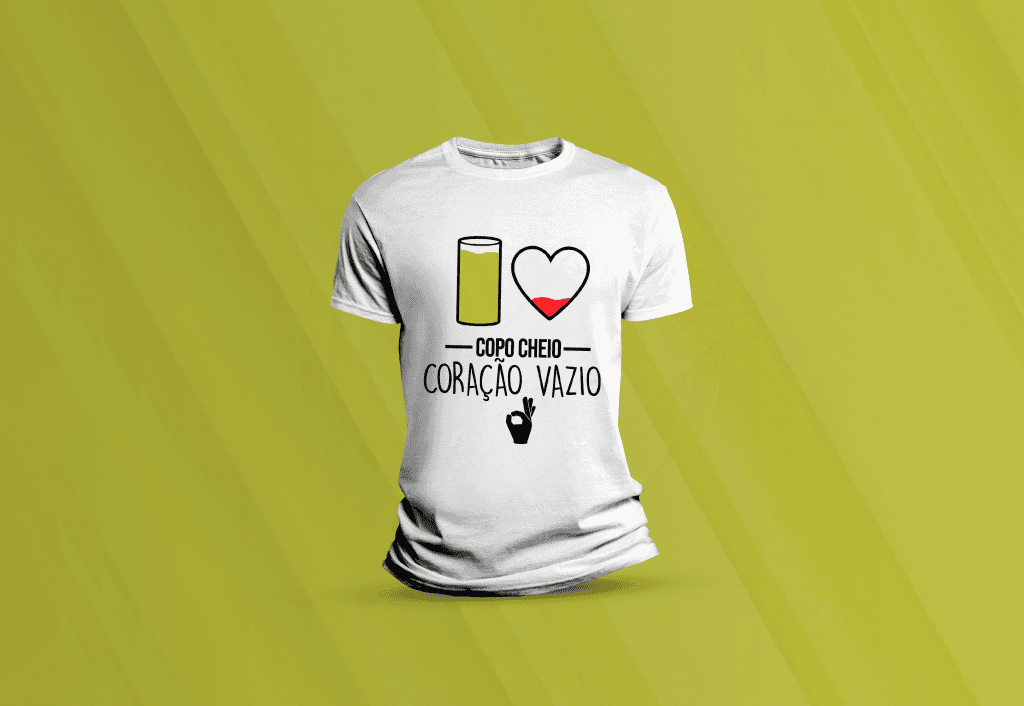 ARTE PARA CAMISETA - DATAS COMEMORATIVAS - CARNAVAL - COPO CHEIO, CORAÇÃO VAZIO-66