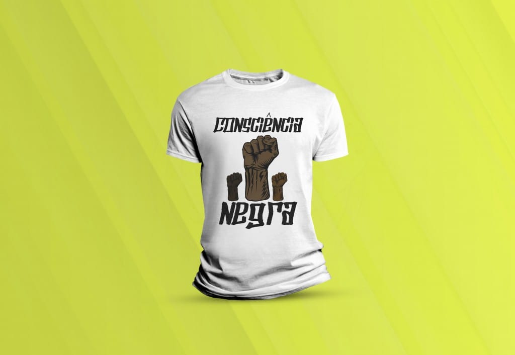 ARTE PARA CAMISETA - DATAS COMEMORATIVAS - CONSCIÊNCIA NEGRA 003-85