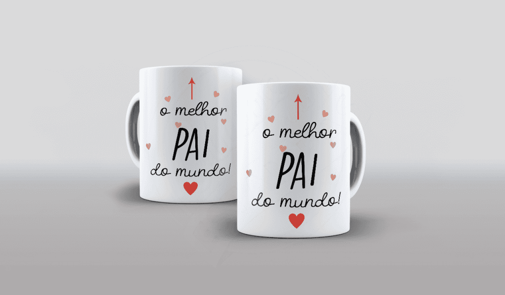 ARTE O MELHOR PAI DO MUNDO - ESTAMPA PARA CANECA-149