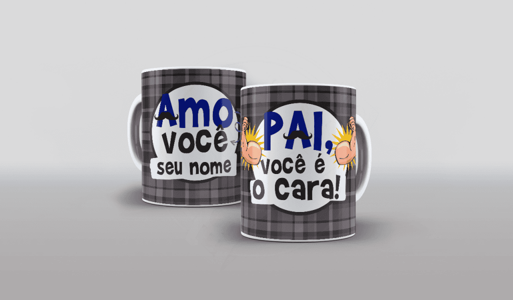 ARTE PAI, VOCÊ É O CARA - ESTAMPA PARA CANECA-156