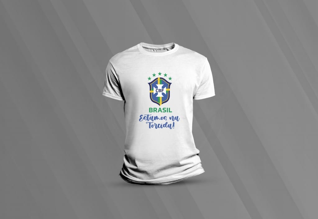 ARTE PARA CAMISETA - COPA DO MUNDO - BRASIL ESTAMOS NA TORCIDA-178