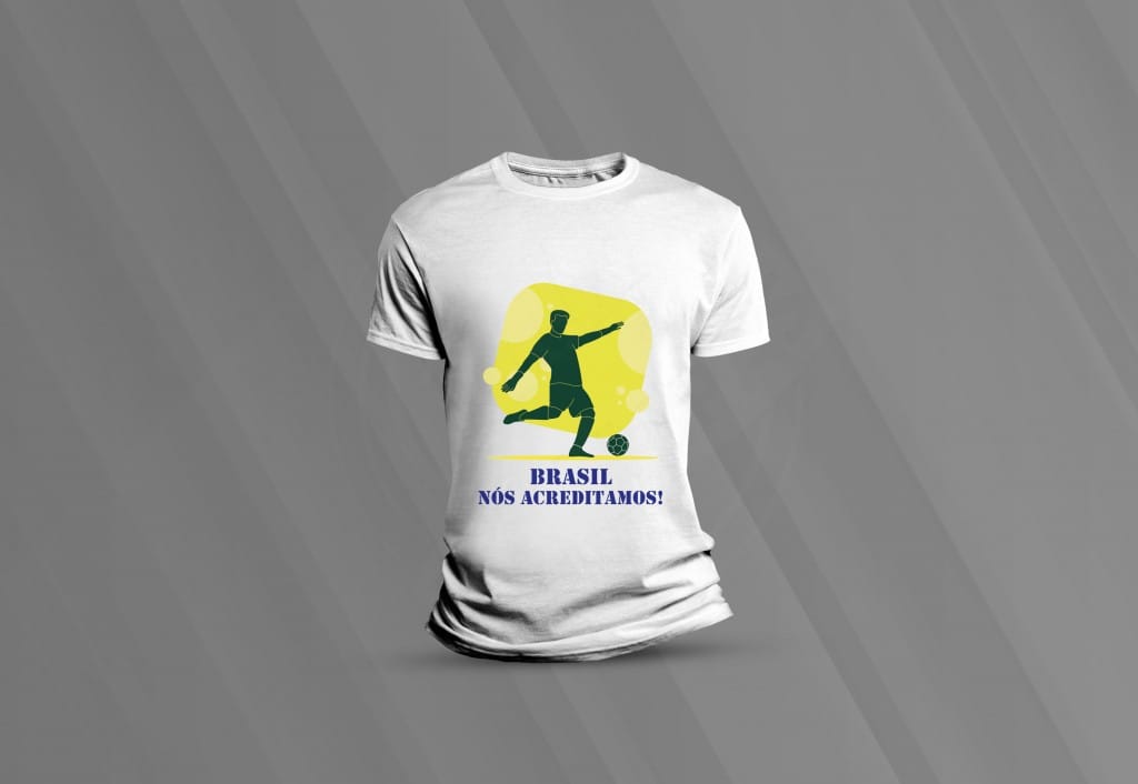 ARTE PARA CAMISETA - COPA DO MUNDO - BRASIL NÓS ACREDITAMOS-181
