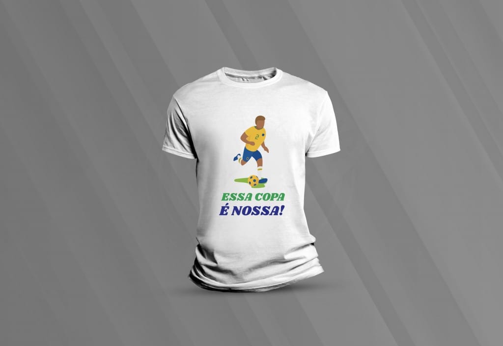 ARTE PARA CAMISETA - COPA DO MUNDO - ESSA COPA É NOSSA-185