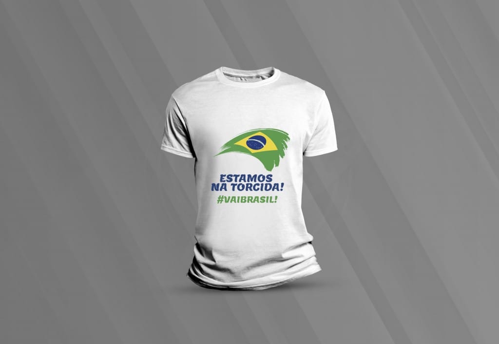 ARTE PARA CAMISETA - COPA DO MUNDO - ESTAMOS NA TORCIDA VAI BRASIL-187