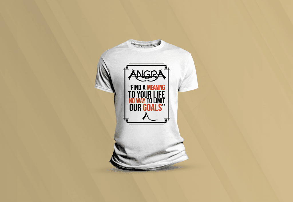 ARTE PARA CAMISETA - BANDAS/MÚSICA - FIND A MEANING TO YOUR LIFE - ANGRA-212