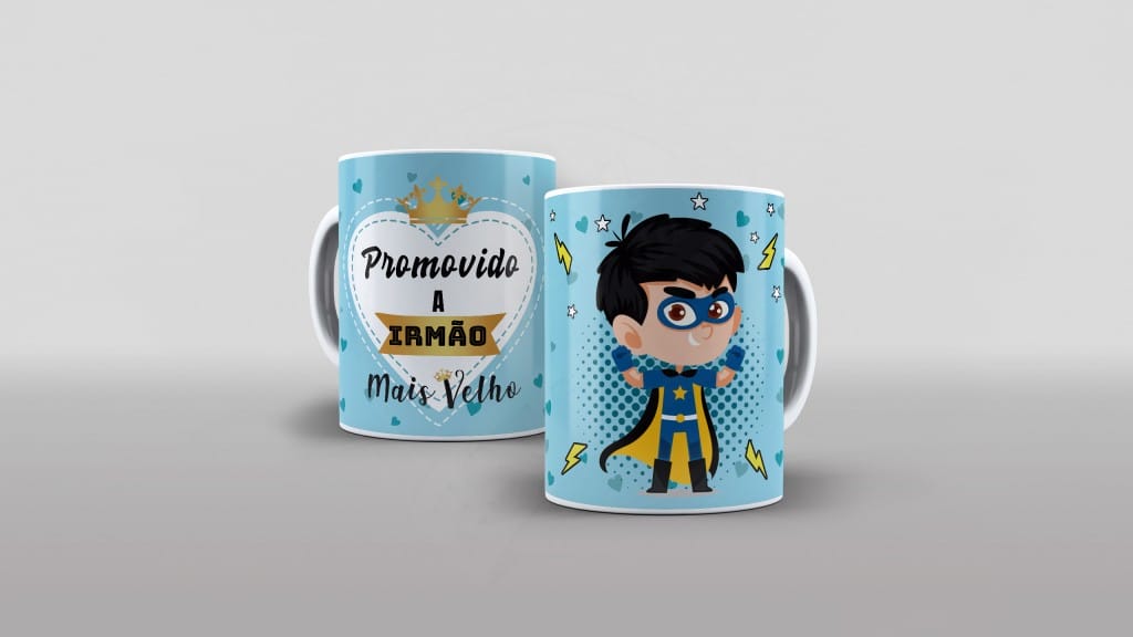 ARTE PROMOVIDO A IRMÃO MAIS VELHO - ARTE  PARA CANECA-219