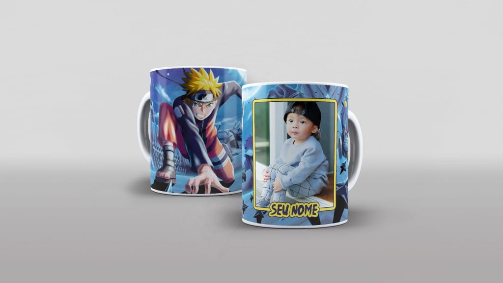 ARTES PARA CANECAS - ANIMES - NARUTO - COM FOTO E NOME 001-241