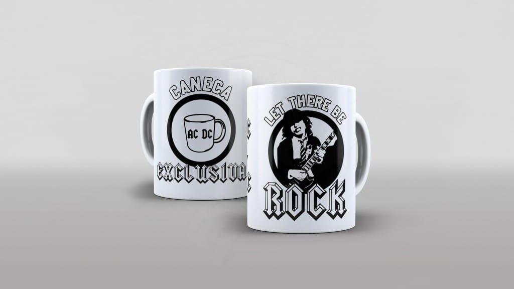 ARTES PARA CANECAS - BANDAS/MÚSICA - ACDC 002-282