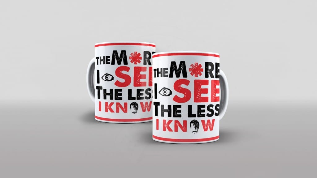 ARTES PARA CANECAS - BANDAS/MÚSICA - RHCP - RHCP-287