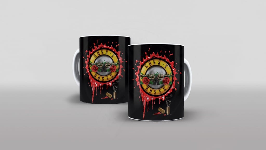 ARTES PARA CANECAS -  BANDAS/MÚSICAS - GUNS N ROSES 003-302