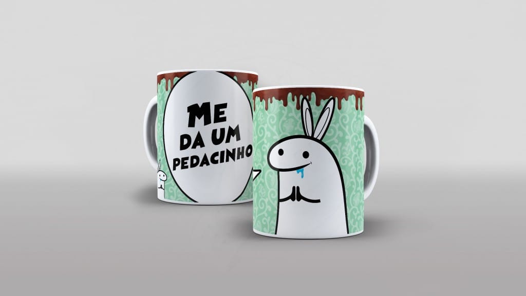 ARTE FLORKS PÁSCOA ME DA UM PEDACINHO ESTAMPA PARA CANECA-321