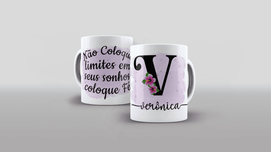 ARTES PARA CANECAS COM NOMES - NOMES VIOLETA - VERÔNICA-329