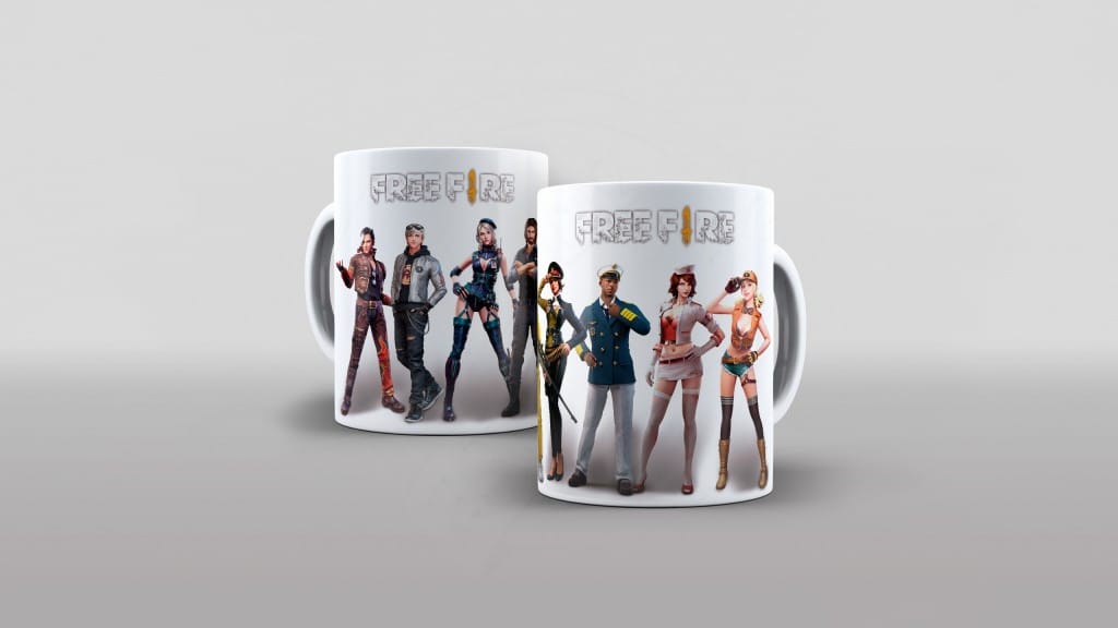 ARTES PARA CANECAS - GAMES - FREE FIRE 000 - 22-402