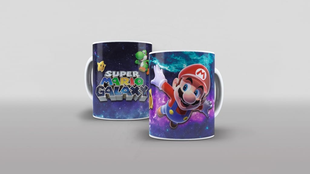 ARTES PARA CANECAS - GAMES - MARIO GALAXY-406