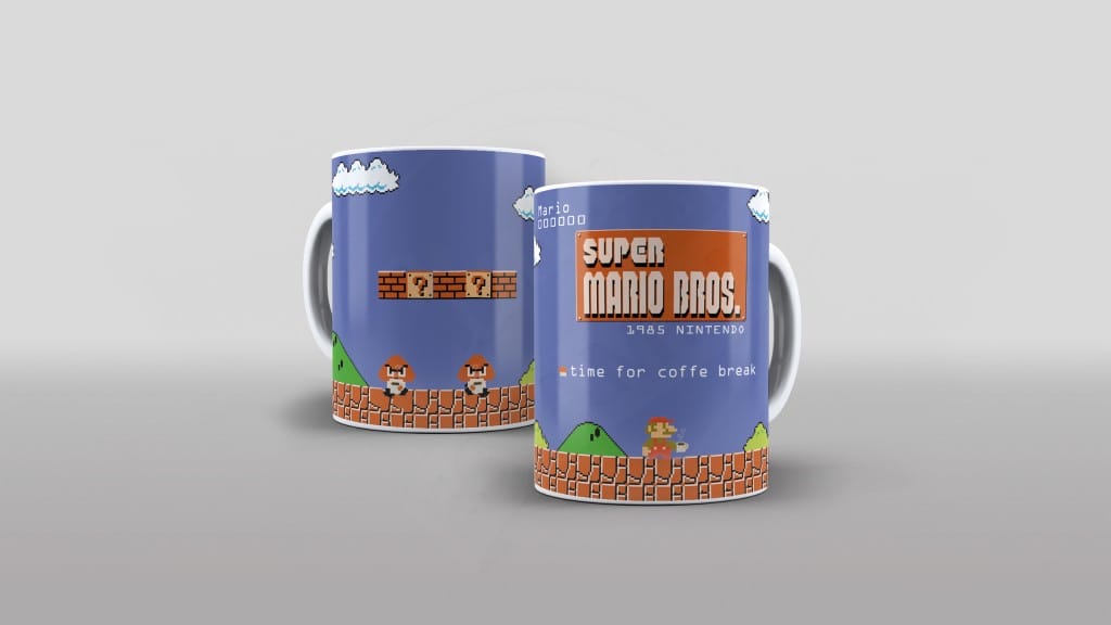 ARTES PARA CANECAS - GAMES - SUPER MARIO 002-421