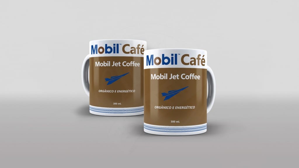 ARTES PARA CANECAS - MARCAS/EMPRESAS - MOBIL JET CAFÉ-428