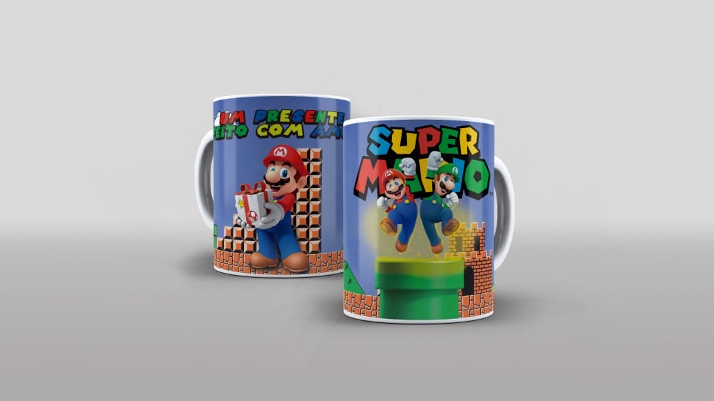 ARTES PARA CANECAS - GAMES - SUPER MARIO 002-432