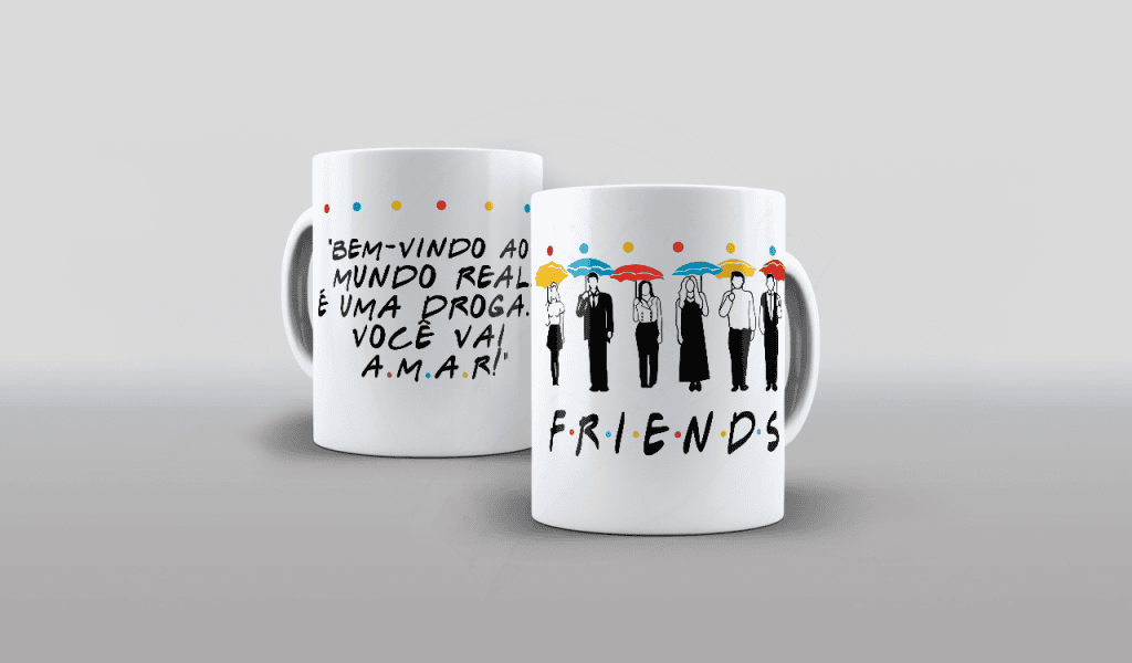 ARTES PARA CANECAS - SÉRIES - FRIENDS 001-438