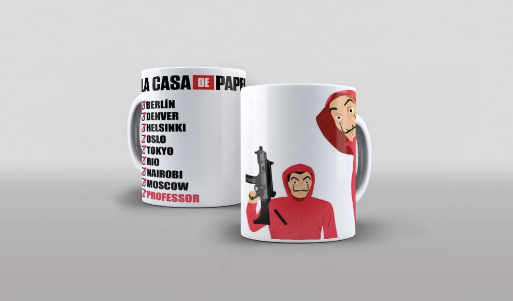 ARTES PARA CANECAS - SÉRIES - LA CASA DE PAPEL 002-451