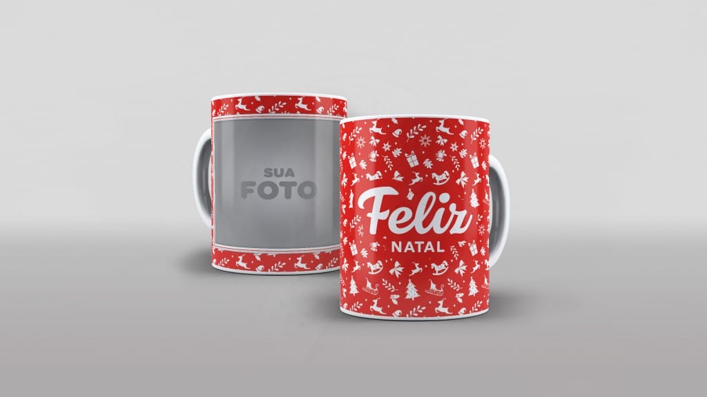 ARTE PARA CANECA FELIZ NATAL COM FOTO-463