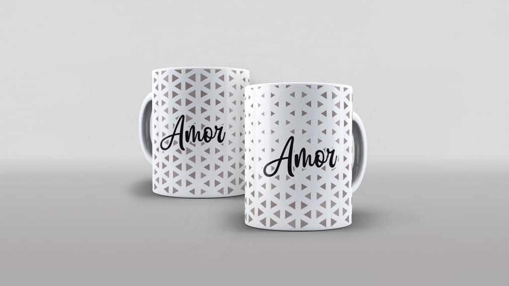 ESTAMPA PARA CANECA - AMOR-482