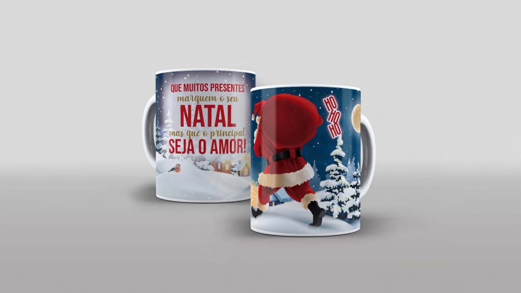 ARTE PARA CANECA QUE MUITOS PRSENTES MARQUEM O SEU NATAL MAS QUE O PRINCIPAL SEJA O AMOR-566