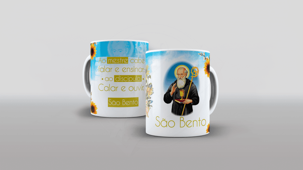 ESTAMPA PARA CANECA - AO MESTRE CABE FALAR E ENSINAR..-680