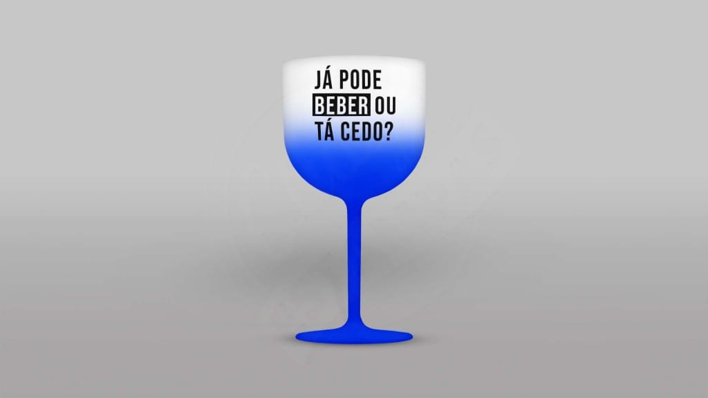 ARTE PARA TAÇA DE GIN - JÁ PODE BEBER OU TÁ CEDO-834