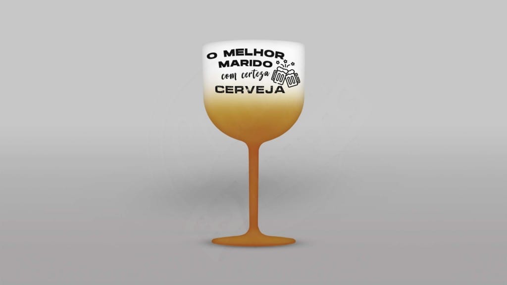 ARTE PARA TAÇA DE GIN - O MELHOR MARIDO-857