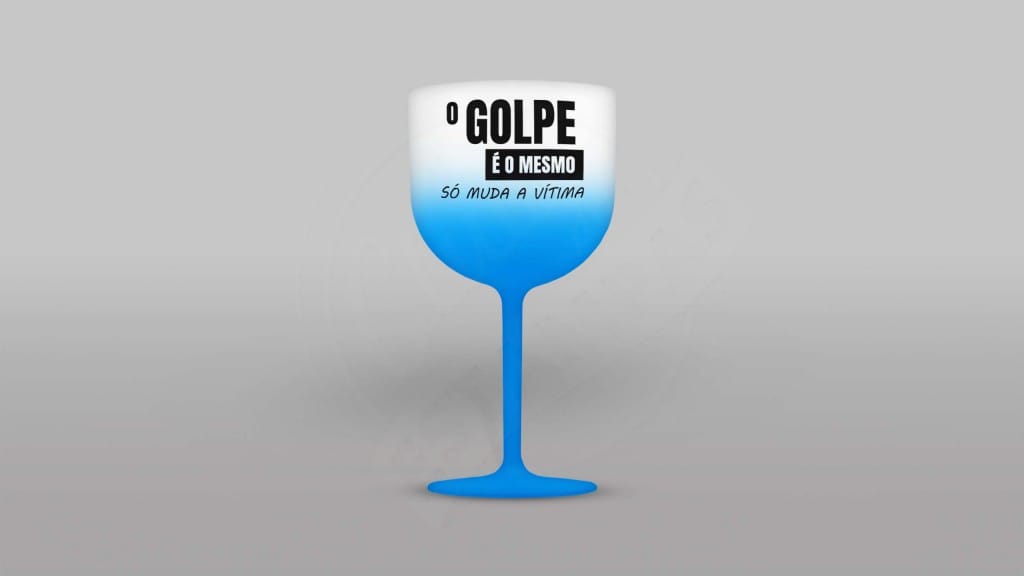 ARTE PARA TAÇA DE GIN - O GOLPE É O MESMO-864