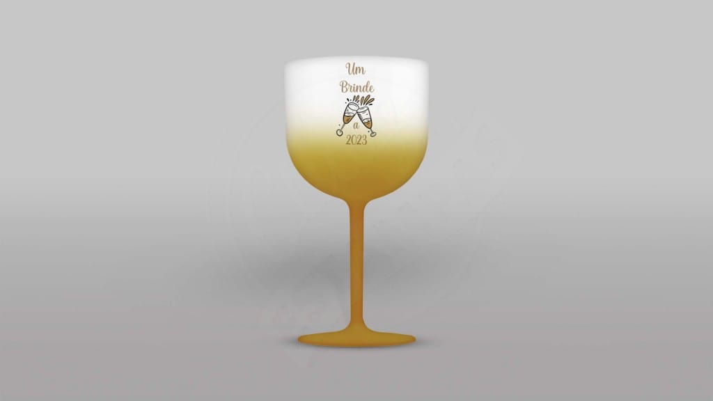 ARTE PARA TAÇA DE GIN - UM BRINDE A 2023-909