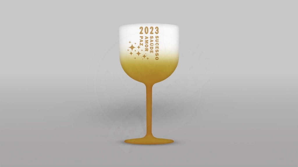 ARTE PARA TAÇA DE GIN - 2023 SUCESSO SAÚDE AMOR PAZ-911