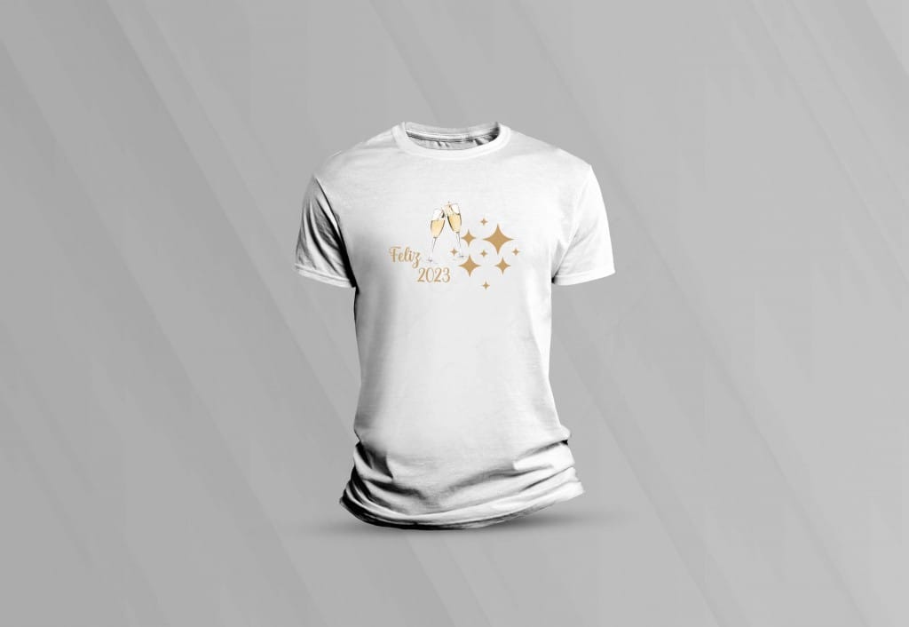 ARTE PARA CAMISETA - FELIZ 2023-918