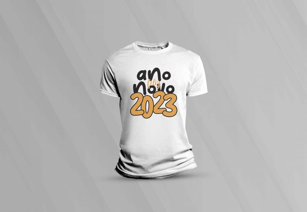 ARTE PARA CAMISETA - FELIZ ANO NOVO 2023-928