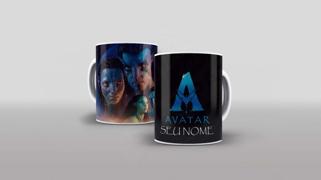ARTE PARA CANECA COM NOME AVATAR-953