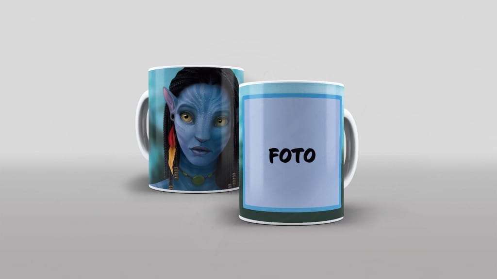 ARTE PARA CANECA COM FOTO - AVATAR - O CAMINHO DA ÁGUA-967
