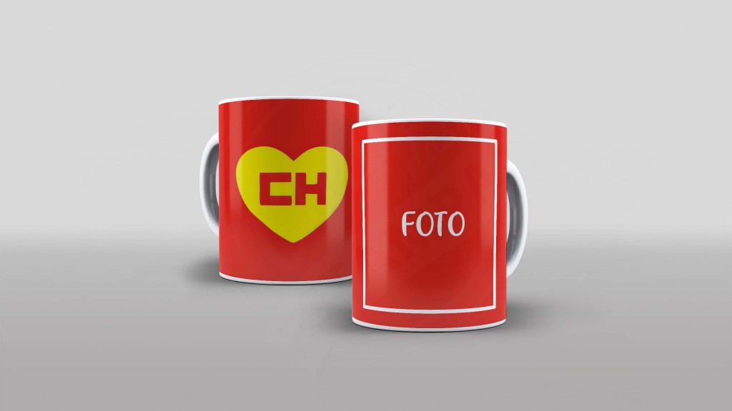 ARTE PARA CANECA COM FOTO - CHAPOLIN COLORADO-1033