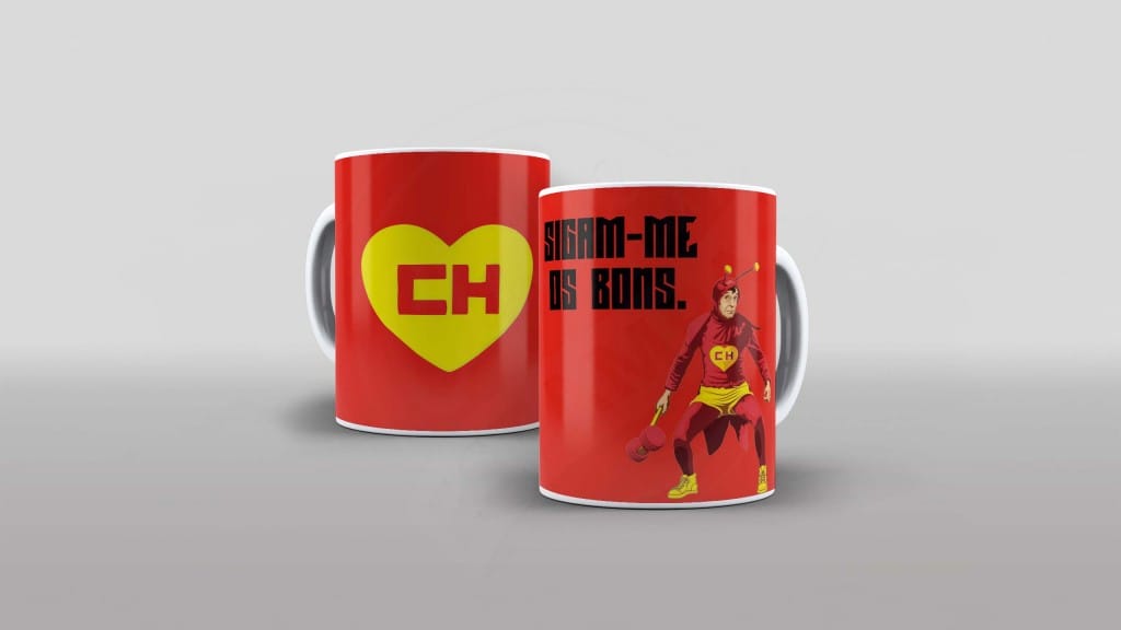 ARTE PARA CANECA - CHAPOLIN COLORADO - SIGAM-ME OS BONS-1035