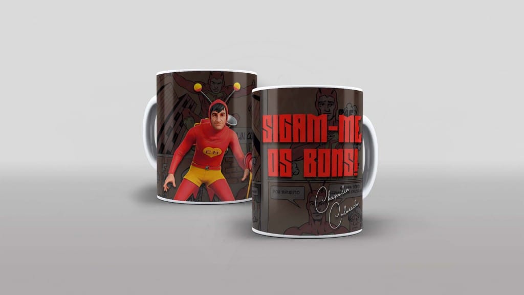 ARTE PARA CANECA - CHAPOLIN COLORADO - SIGAM-ME OS BONS-1038