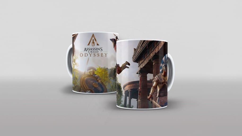 ARTE PARA CANECA ASSASSIN S CREED ODYSSEY-1065