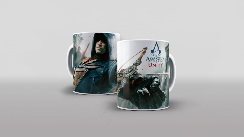 ARTE PARA CANECA ASSASSIN S CREED UNITY-1146
