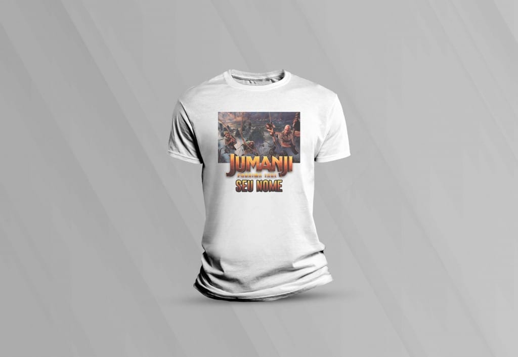 ARTE PARA CAMISETA COM NOME  - FILME -  JUMANJI-1151