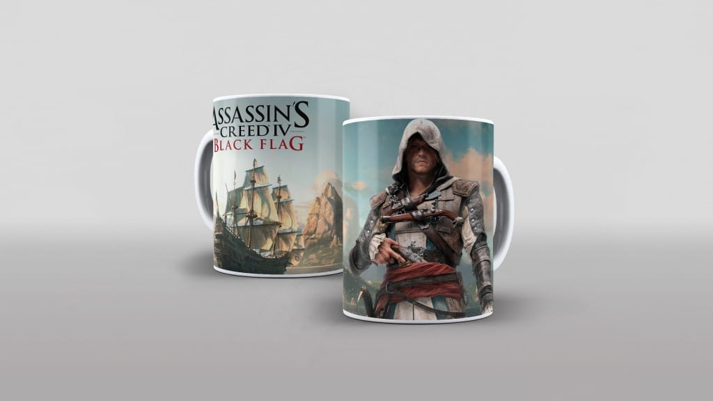 ARTE PARA CANECA ASSASSIN S CREED 4 BLACK FLAG-1180