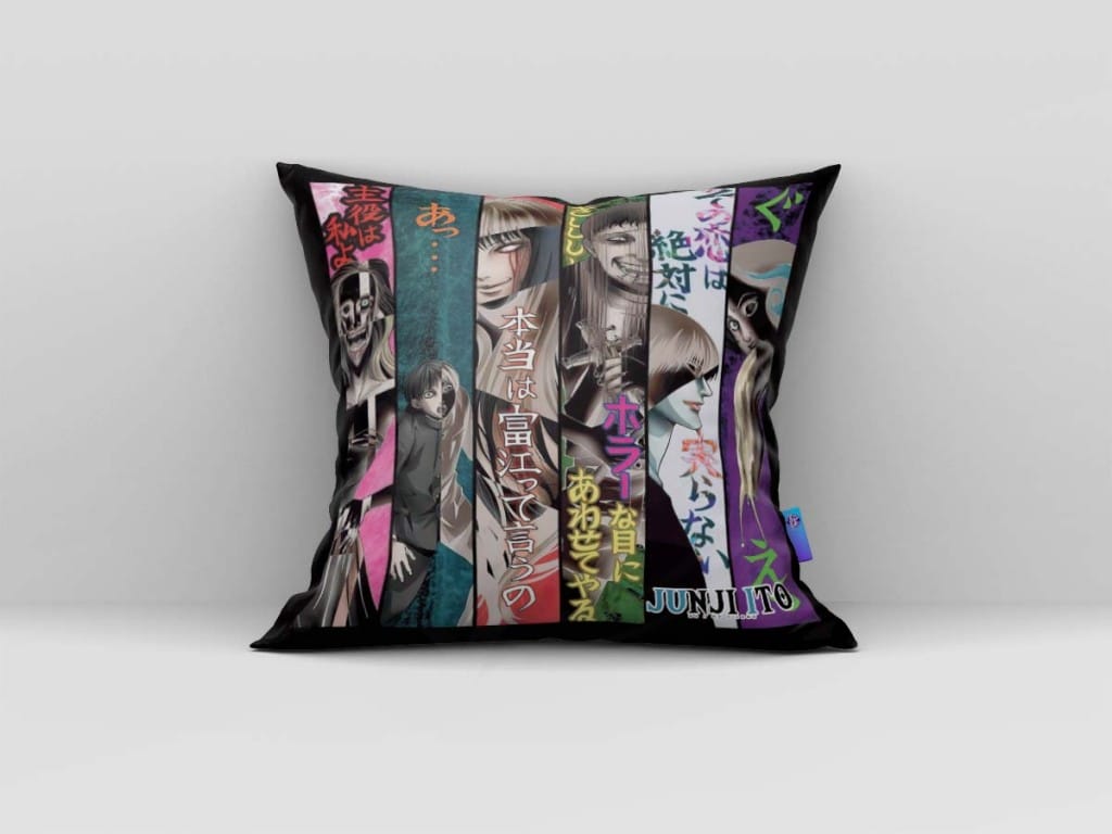 ARTE PARA ALMOFADA - JUNJI ITO - HISTÓRIAS MACABRAS DO JAPÃO-1189